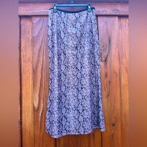 Cinq a Sept snake print skirt